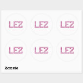 STICKER ROND LEZ (Feuille)