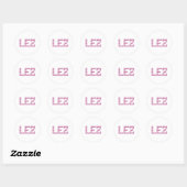 STICKER ROND LEZ (Feuille)