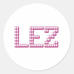 STICKER ROND LEZ
