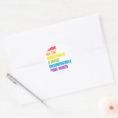 Sticker Rond LGBT Pride Mois Conception pour la copie Gay pride (Enveloppe)