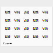 Sticker Rond LGBTQ+ Pride (Feuille)