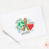 STICKER ROND LGBTQIA PLE (Enveloppe)