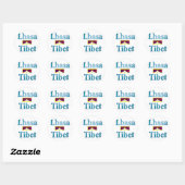 Sticker Rond Lhasa (Feuille)
