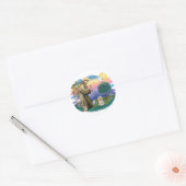 Sticker Rond Lhasa Apso (#9) (Enveloppe)