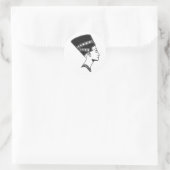 Sticker Rond L'histoire néfertile de la reine égyptienne (Sac)