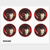 Sticker Rond L'homme dans la machine (Feuille)