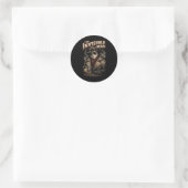 Sticker Rond L'Homme invisible (Sac)