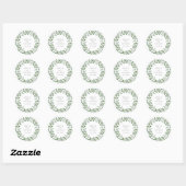 Sticker Rond Liage minimal | MARIAGE (Feuille)