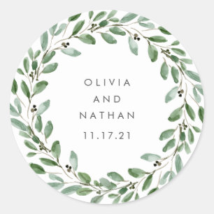 Sticker Rond Liage minimal   MARIAGE