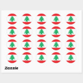Sticker Rond liban (Feuille)