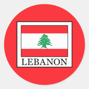 Sticker Rond Liban