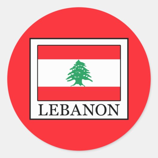 Sticker Rond Liban (Devant)
