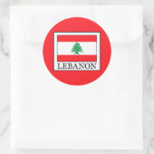 Sticker Rond Liban (Sac)