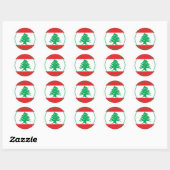 Sticker Rond liban (Feuille)