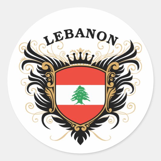 Sticker Rond Liban (Devant)