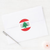 Sticker Rond liban (Enveloppe)
