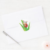 Sticker Rond Libby l'autocollant Ladybug (Enveloppe)