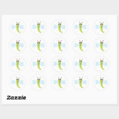 Sticker Rond libellule (Feuille)