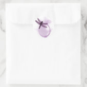 Sticker Rond libellule violette (Sac)