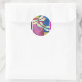 Sticker Rond libellules (Sac)