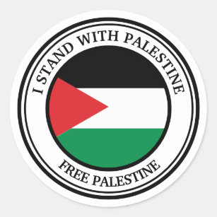 Sticker Rond Libérer la Palestine