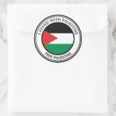 Sticker Rond Libérer la Palestine (Sac)