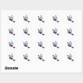 Sticker Rond "Libérer Mayhem : Un guide complet pour bâter (Feuille)