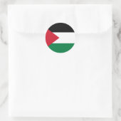 Sticker Rond Libérez la Palestine - Drapeau palestinien (voir l (Sac)