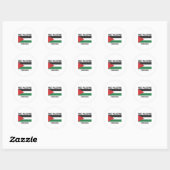 Sticker Rond Libérez la Palestine du Hamas (Feuille)