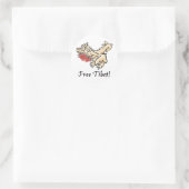 Sticker Rond Libérez le Tibet ! (Sac)
