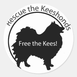 Sticker Rond Libérez les Kees !