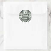 Sticker Rond Libérez votre esprit (Sac)