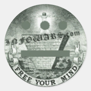 Sticker Rond Libérez votre esprit