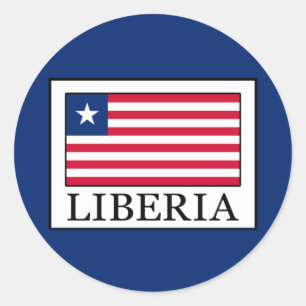 Sticker Rond Libéria