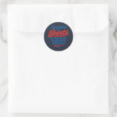 Sticker Rond Liberté (Sac)