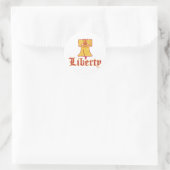 Sticker Rond Liberté (Sac)