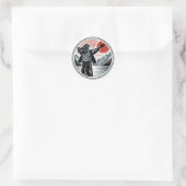 Sticker Rond Liberté (Sac)