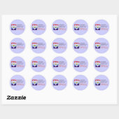 Sticker Rond liberté2mariage (Feuille)