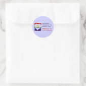 Sticker Rond liberté2mariage (Sac)