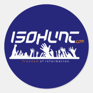 Sticker Rond Liberté d'information