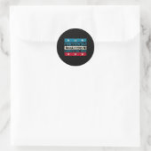 Sticker Rond Liberté S Mars 021 (Sac)