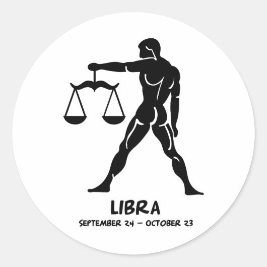 Sticker Rond Libra (Devant)
