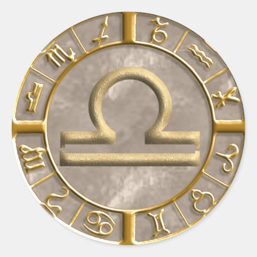 Sticker Rond Libra (Devant)