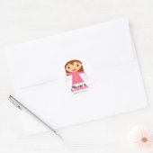 Sticker Rond Libra Zodiac pour enfants (Enveloppe)