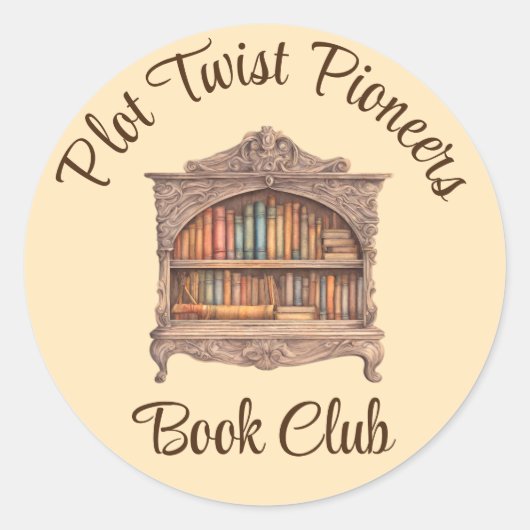 Sticker Rond Librairie Fairytale (Devant)