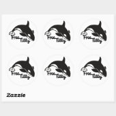 Sticker Rond Libre Tilly (Feuille)