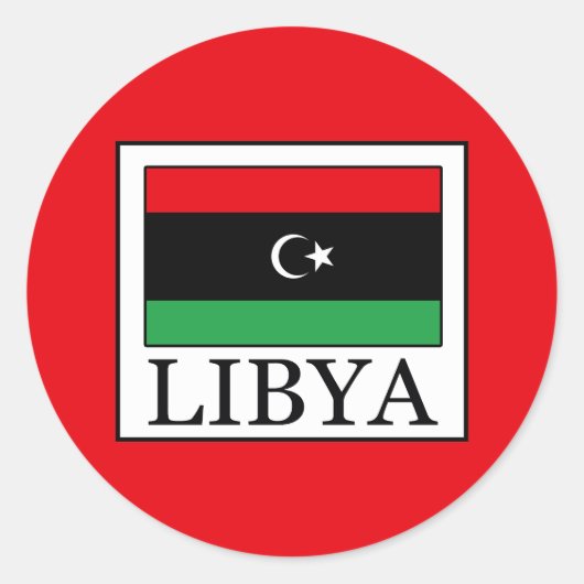 Sticker Rond Libye (Devant)