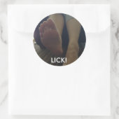 STICKER ROND LICK ! (Sac)
