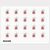 Sticker Rond Lickity Split Bowling (Feuille)