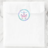 Sticker Rond Licorne (Sac)